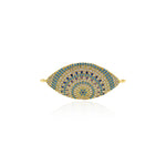 Exquisite Oval Zircon Pendant-Personalized Jewellery Making  38x17mm