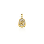 Exquisite Enamel Face Pendant-Personalized Jewellery Making   14x23mm