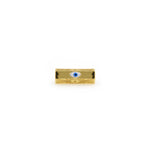 Shiny Long Tube Evil Eye Beads-DIY Jewelry Making Accessories   23x8.5mm