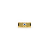 Shiny Long Tube Evil Eye Beads-DIY Jewelry Making Accessories   23x8.5mm