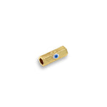 Shiny Long Tube Evil Eye Beads-DIY Jewelry Making Accessories   23x8.5mm