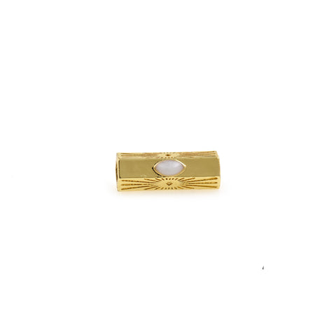 Shiny Minimalist Long Tube Separator-DIY Jewelry Making Accessories   23x8.5mm