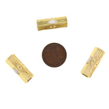 Shiny Minimalist Long Tube Separator-DIY Jewelry Making Accessories   23x8.5mm