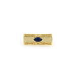 Shiny Minimalist Long Tube Purple Evil Eye Pendant-DIY Jewelry Making Accessories    22x9mm