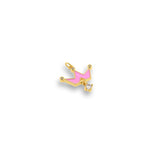 Shiny Minimalist Crown Zircon Pendant-DIY Jewelry Making Accessories   18x20mm