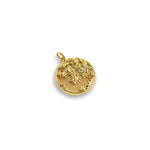 Shiny Minimalist Lion Pendant-DIY Jewelry Making Accessories   20mm
