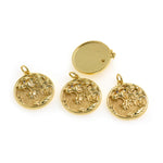 Shiny Minimalist Lion Pendant-DIY Jewelry Making Accessories   20mm