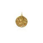 Shiny Minimalist Lion Pendant-DIY Jewelry Making Accessories   20mm