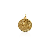 Shiny Minimalist Lion Pendant-DIY Jewelry Making Accessories   20mm