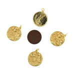 Shiny Minimalist Lion Pendant-DIY Jewelry Making Accessories   20mm