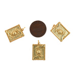 Shiny Rectangle Sun Pendant-DIY Jewelry Making Accessories   13x20mm
