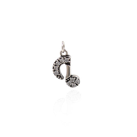 Shiny Music Symbol Pendant-DIY Jewelry Making Accessories  8x14mm