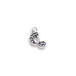 Shiny Music Symbol Pendant-DIY Jewelry Making Accessories  8x14mm