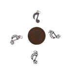 Shiny Music Symbol Pendant-DIY Jewelry Making Accessories  8x14mm