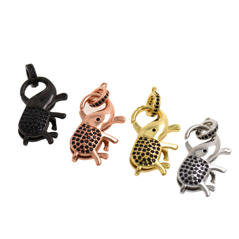 Shiny Minimalist Elephant Pendant-DIY Jewelry Making Accessories  16x25mm