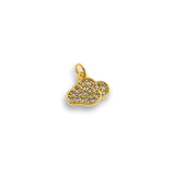 Exquisite Micropavé Cloud Pendant-DIY Jewelry Making Accessories   11x10mm
