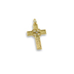 Shiny Cross Zircon Pendant-DIY Jewelry Making Accessories    17x27mm