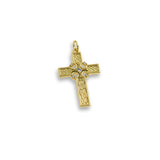 Shiny Cross Zircon Pendant-DIY Jewelry Making Accessories    17x27mm