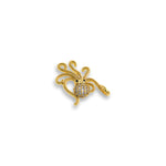 Shiny Micropavé Octopus Pendant-DIY Jewelry Making Accessories   18x25mm