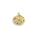 Shiny Round Snake Zircon Pendant-DIY Jewelry Making Accessories   20x23mm