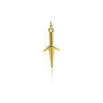 Shiny Minimalist Dagger Pendant-DIY Jewelry Making Accessories   9x22mm