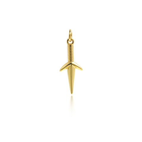 Shiny Minimalist Dagger Pendant-DIY Jewelry Making Accessories   9x22mm