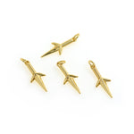 Shiny Minimalist Dagger Pendant-DIY Jewelry Making Accessories   9x22mm