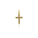 Shiny Cross Pendant-DIY Jewelry Making Accessories 9x15mm