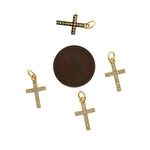 Shiny Cross Pendant-DIY Jewelry Making Accessories 9x15mm