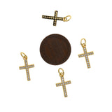Shiny Cross Pendant-DIY Jewelry Making Accessories 9x15mm