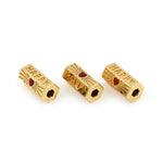 Happy Hexagon Heart Beads for DIY Original Jewelry Making 9x20mm