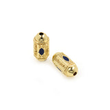 Enamel Oval Bullet Shape Beads for DIY Jewelry Findings 9x19mm