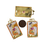 Shiny Micropavé Tarot Pendant-DIY Jewelry Making Accessories   51x26x2.5mm