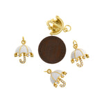Shiny Enamel Umbrella Pendant-DIY Jewelry Making Accessories   16x13x7mm