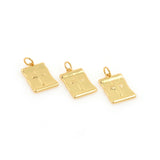 Shiny Geometric Cross Pendant-DIY Jewelry Making Accessories   12.5x18mm