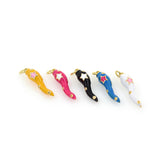 Shiny Enamel Star Pepper Pendant-DIY Jewelry Making Accessories   6x27mm