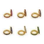 Shiny Micropavé Disc Spacer Beads-DIY Jewelry Making Accessories    10x1.6mm