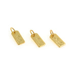 Shiny Minimalist Label Pendant-DIY Jewelry Making Accessories    5.5x12mm