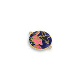 Shiny Enamel Flower and Bird Connector-DIY Jewelry Making Accessories   18mm