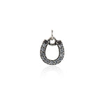 Shiny Micropavé U Shape Pendant-DIY Jewelry Making Accessories   10.5x9mm