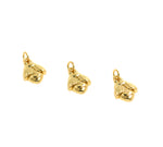 Shiny Minimalist Bee Pendant-DIY Jewelry Making Accessories    13x7mm