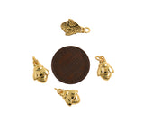 Shiny Minimalist Bee Pendant-DIY Jewelry Making Accessories    13x7mm