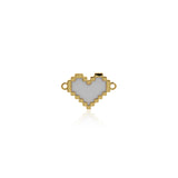 Shiny Enamel Heart Pendant-DIY Jewelry Making Accessories    16x10.5mm