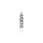 Shiny Micropavé VOIER Pendant-DIY Jewelry Making Accessories   22x5.5mm