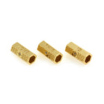 North Star on Hexagon Beads Loose Tube Spacers for Jewelry Making 21x10mm
