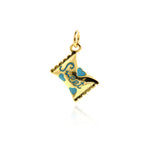 Shiny Enamel Candy Pendant-DIY Jewelry Making Accessories   14.5x9.5mm