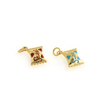 Shiny Enamel Candy Pendant-DIY Jewelry Making Accessories   14.5x9.5mm