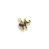 Shiny Enamel Elephant Pendant-DIY Jewelry Making Accessories   15x13mm