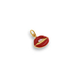 Shiny Enamel Sexy Lip Pendant-DIY Jewelry Making Accessories   13.5x12.5mm