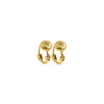 Coin Hoops, Medallion Earrings, Huggie Hoop Earrings, Huggie Earrings, Coin Charm Earrings, Gold Coin Earrings, Huggie Coin Jewelry    12x5.5mm